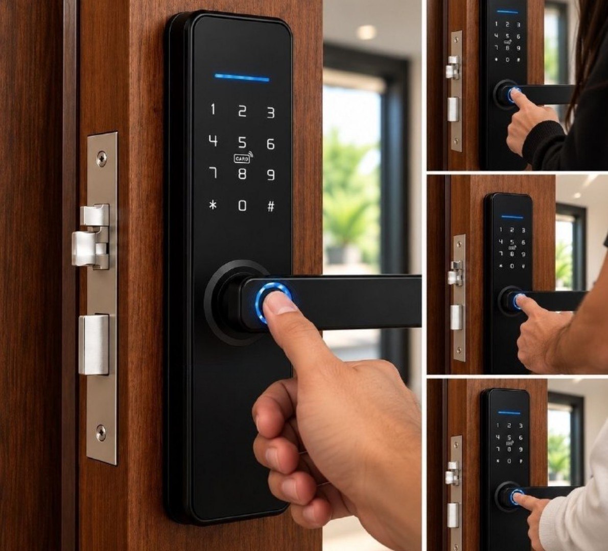🔑 Fechadura Eletrônica Digital Bbg Smart Lock Biometria