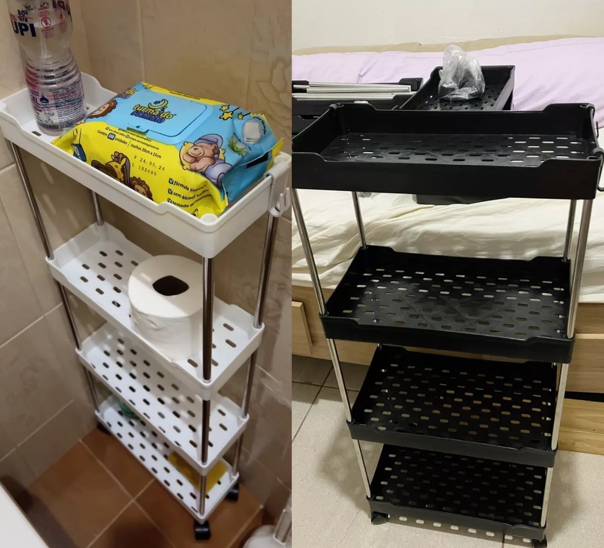 ✅ Organizador Móvel Multifuncional C/ Rodinhas