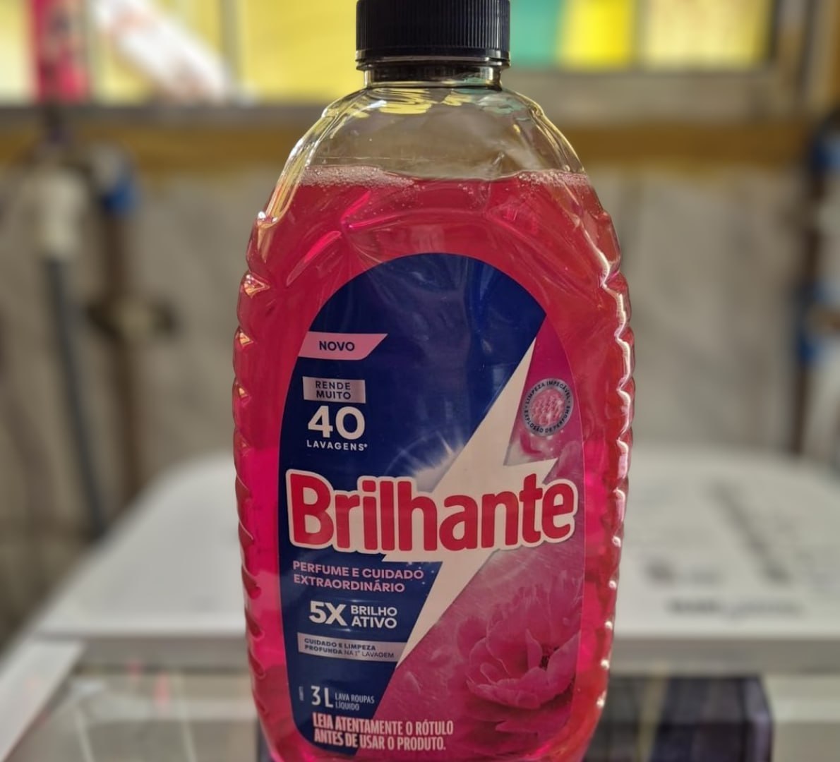 🫧 Brilhante Sabão Líquido Perfume e Cuidado Extraordinário 3L