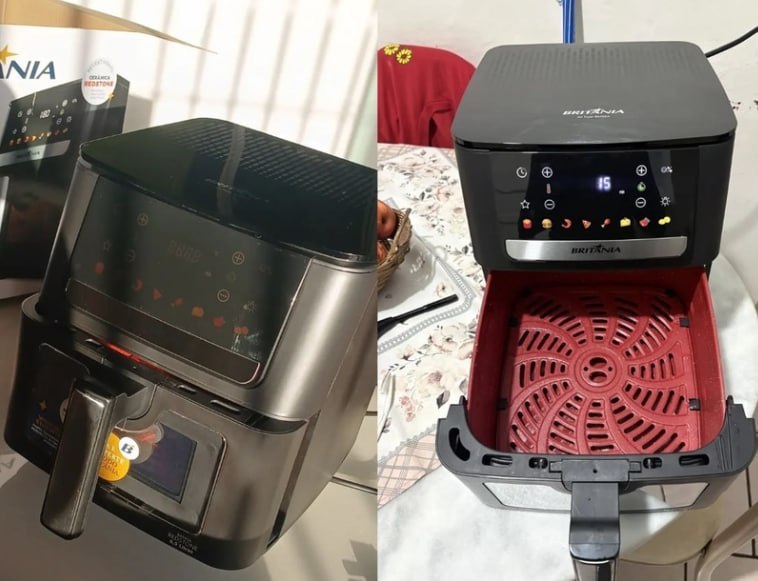 🍟 Air Fryer Britânia 6,5L 1700W 8 Funções