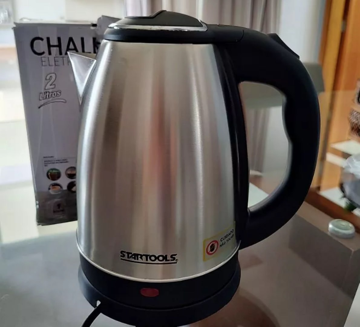 🫖 Chaleira Elétrica Jarra Café Chá Inox 110v