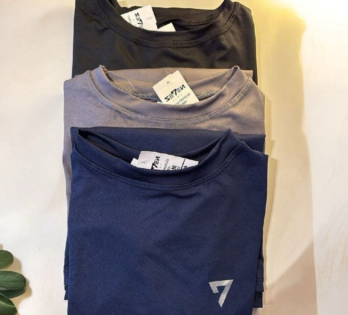 ☀️ Kit 3 Camisetas Térmicas Segunda Pele Camisa Uv50