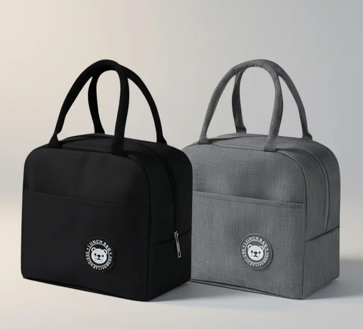 👜 Kit 2 Bolsa Marmita Térmica Lancheira