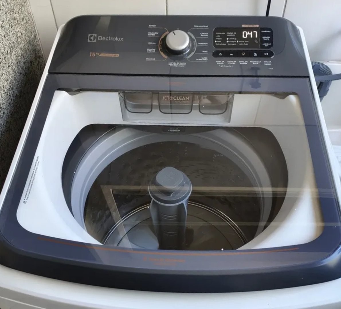 💧 Máquina de Lavar Electrolux 15kg Premium Care com Cesto Inox