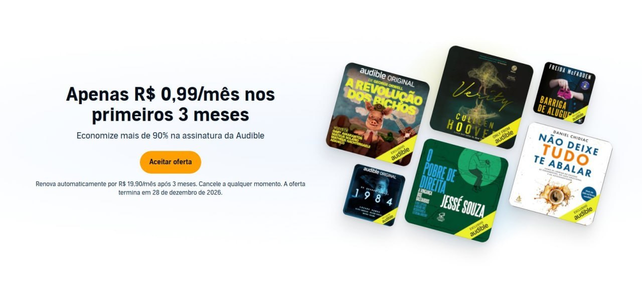 PRA TCHURMA QUE CURTE AUDIOBOOKS!