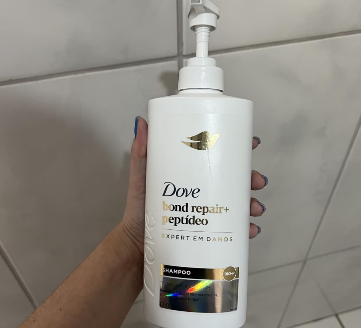 🫧 Dove Shampoo Bond Intense Repair + Peptídeo 600ml