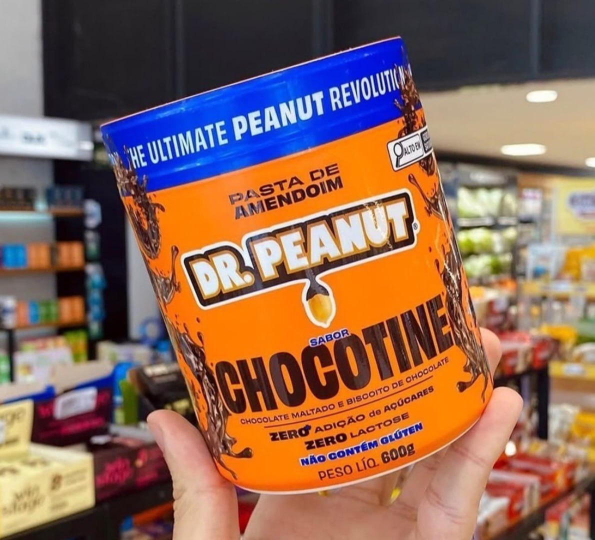 🥜 Dr. Peanut Pasta de Amendoim Gourmet Chocotine 600g