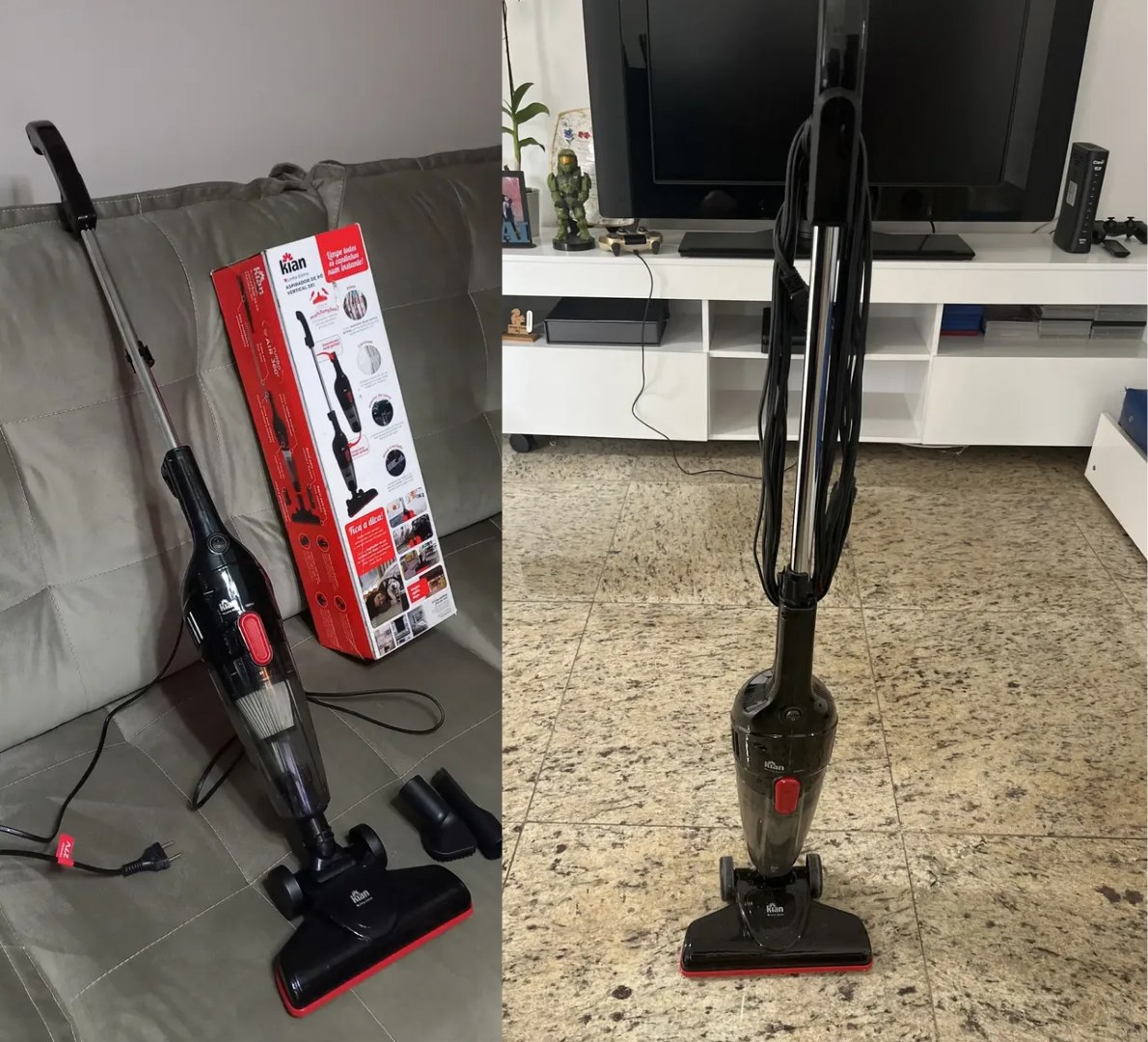 ✅ Aspirador de Pó 3 em 1 1300W Kian 127V