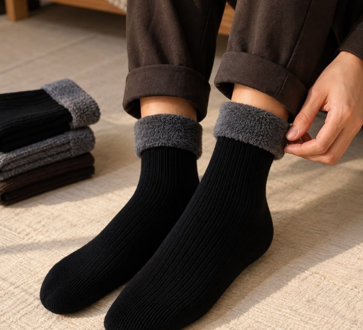 🧦 Kit 6 Meias Térmicas Cano Alto God Talent