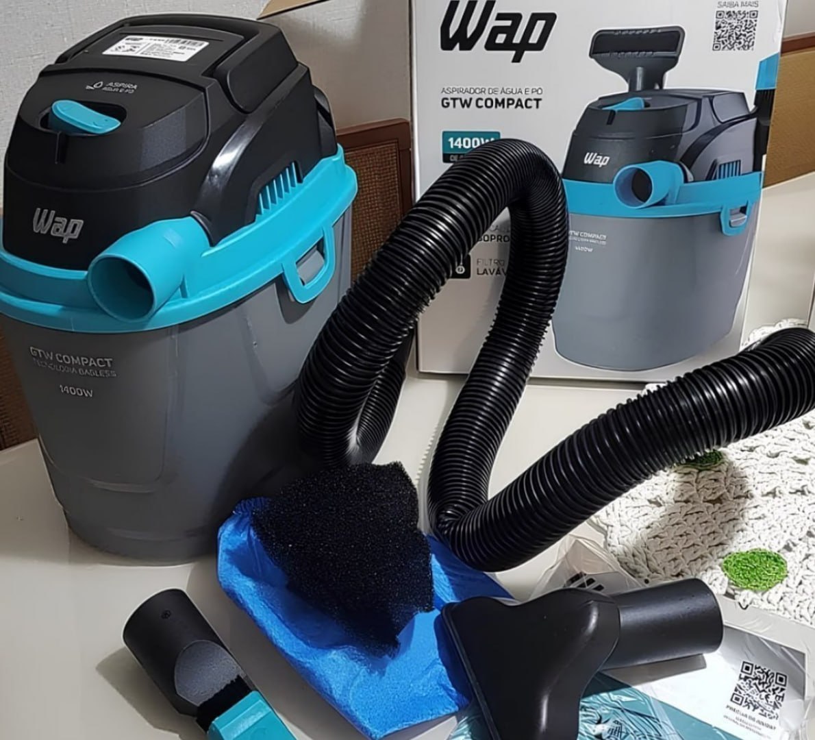 🌬 Aspirador De Pó E Líquido Portátil Wap