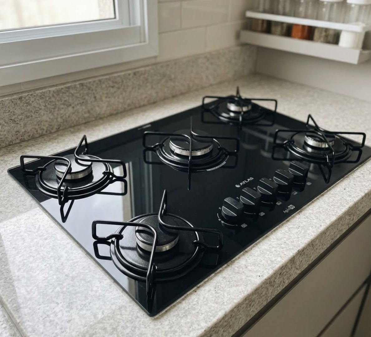 ♨️ Cooktop 5 Bocas A Gás Atlas Agile Up