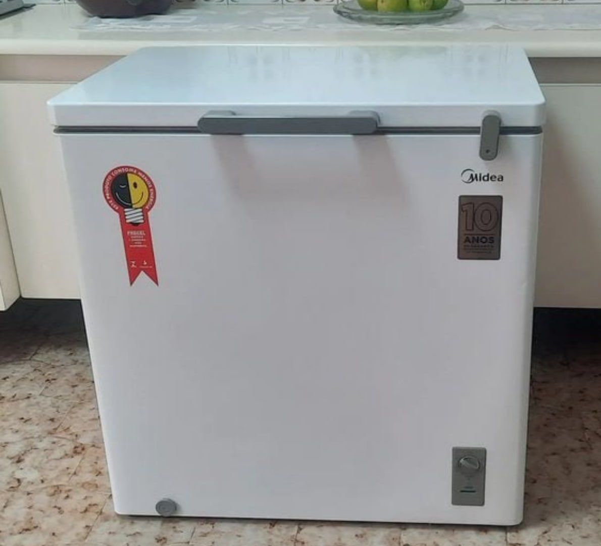🧊 Freezer Horizontal 142l Inverter Bivolt Midea