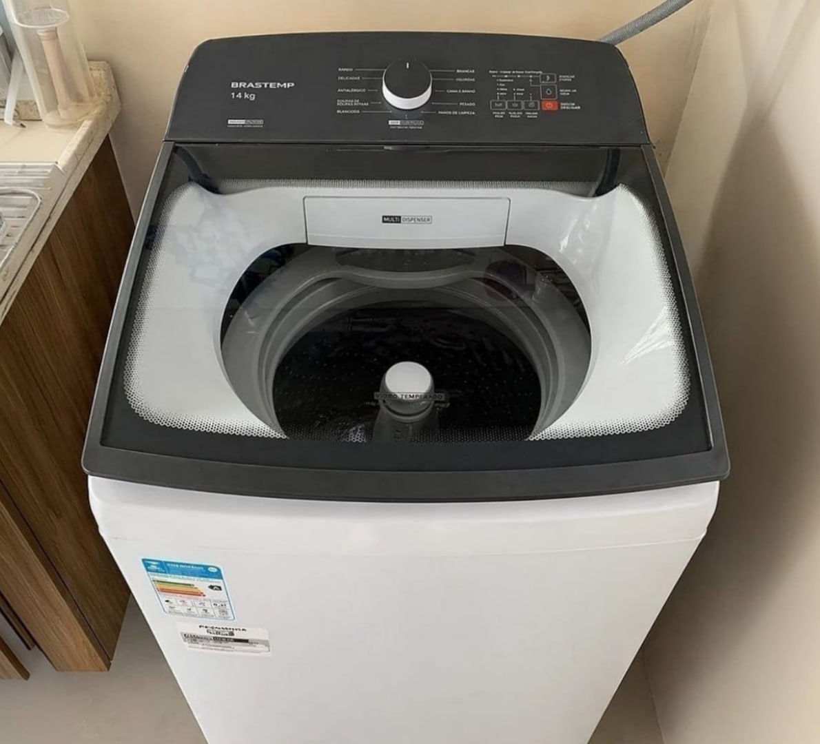 👕 Máquina De Lavar 14kg Smart Sensor Ciclo Brastemp