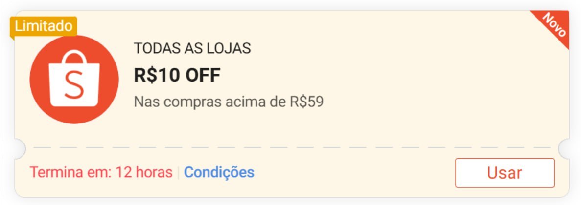 🚨 NOVO CUPOM SHOPEE 🚨