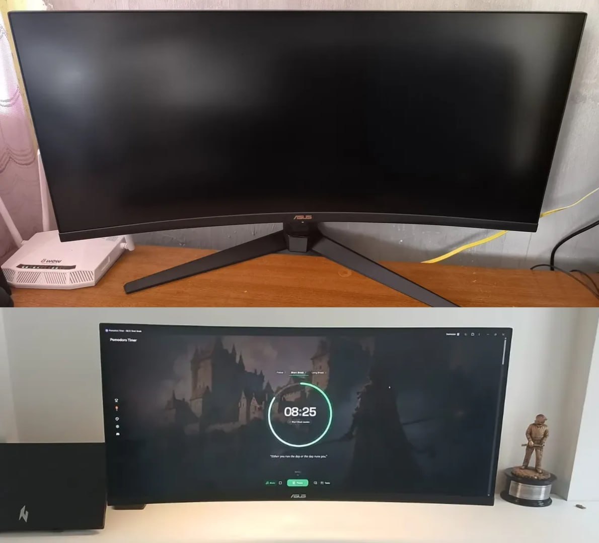 💻 Monitor de jogador Asus Tuf 250 Hz Curvo