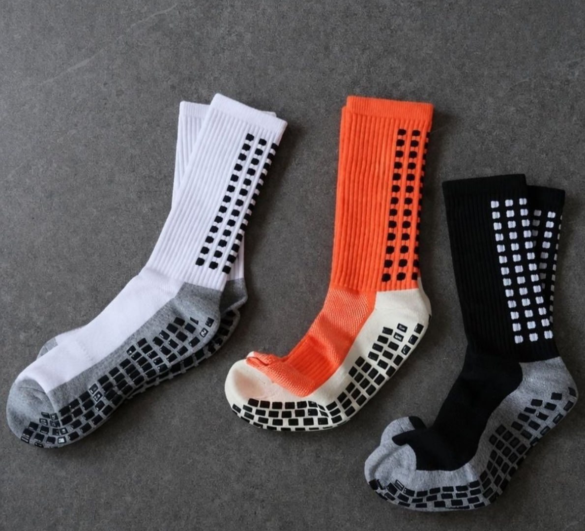🧦 Kit 3 Pares Meia Antiderrapante Esportiva