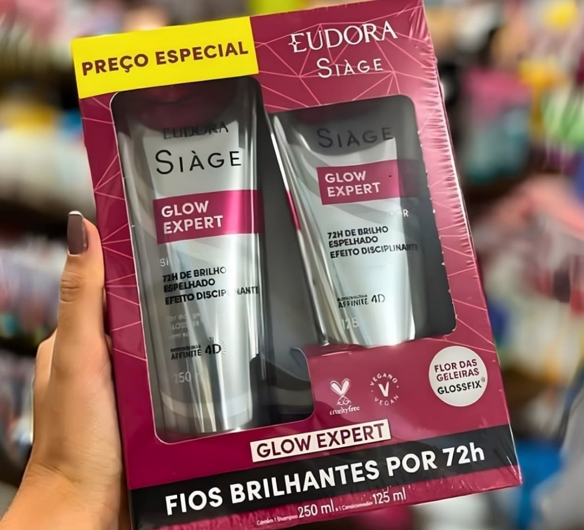 š§“ Eudora SiĆ ge Promopack Glow Expert (Shampoo + Condicionador)