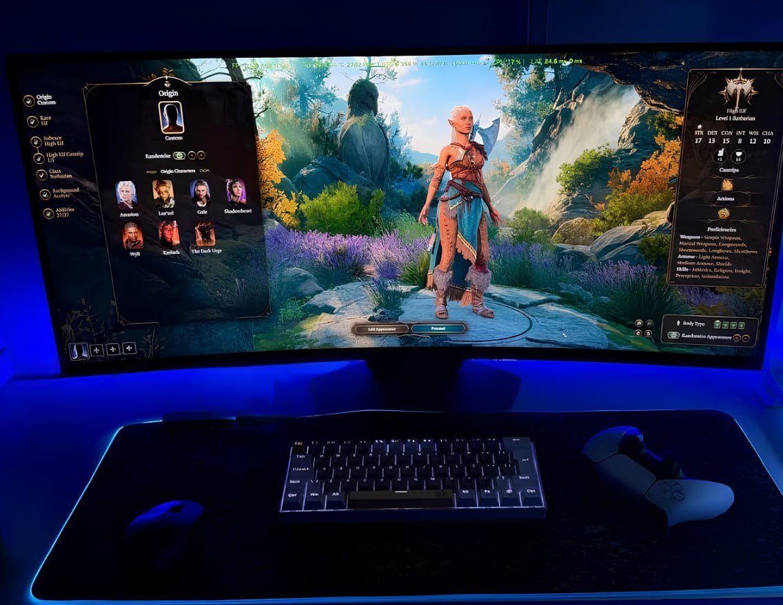 🖥 Monitor Gamer LG UltraGear Curvo 34" QuadHD 2K, UltraWide 1800R, 160Hz, 1ms (MBR)