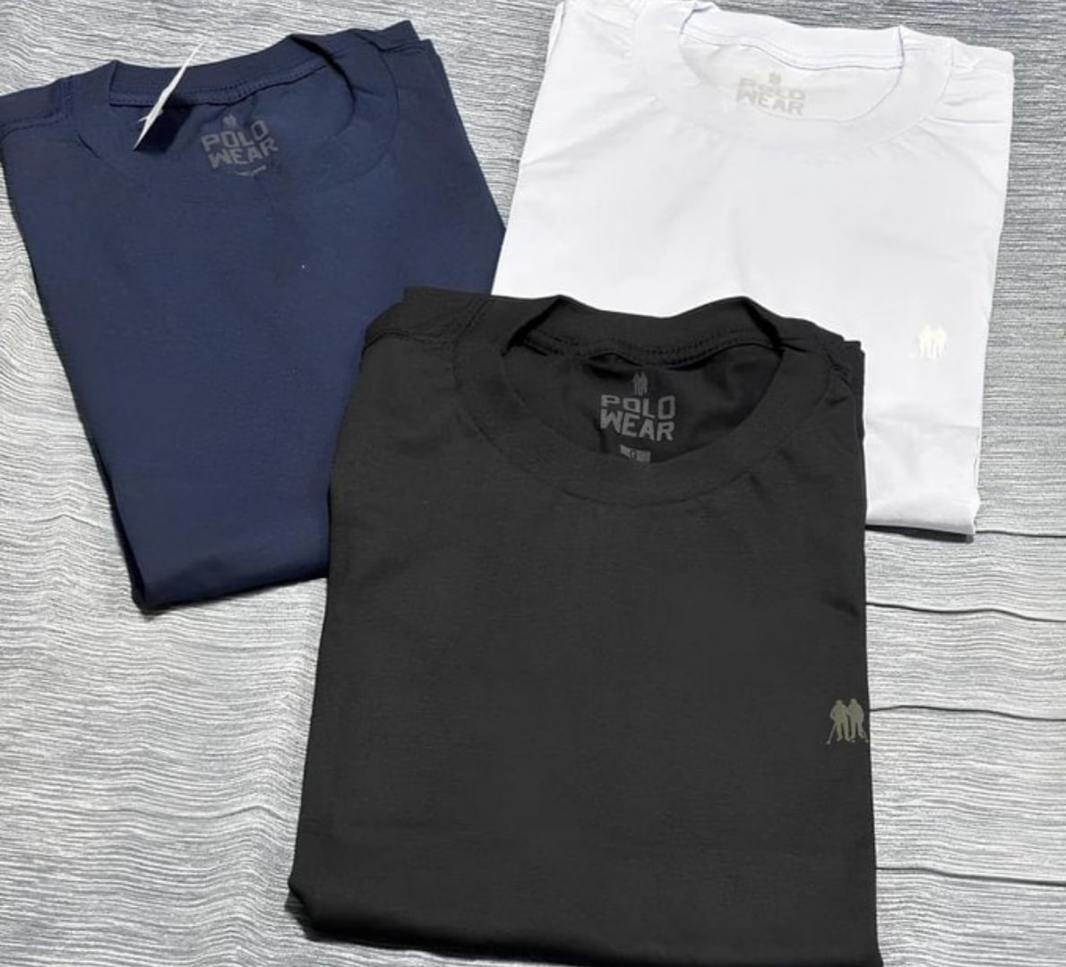 👕 Kit com 3 Camisetas Polo Wear