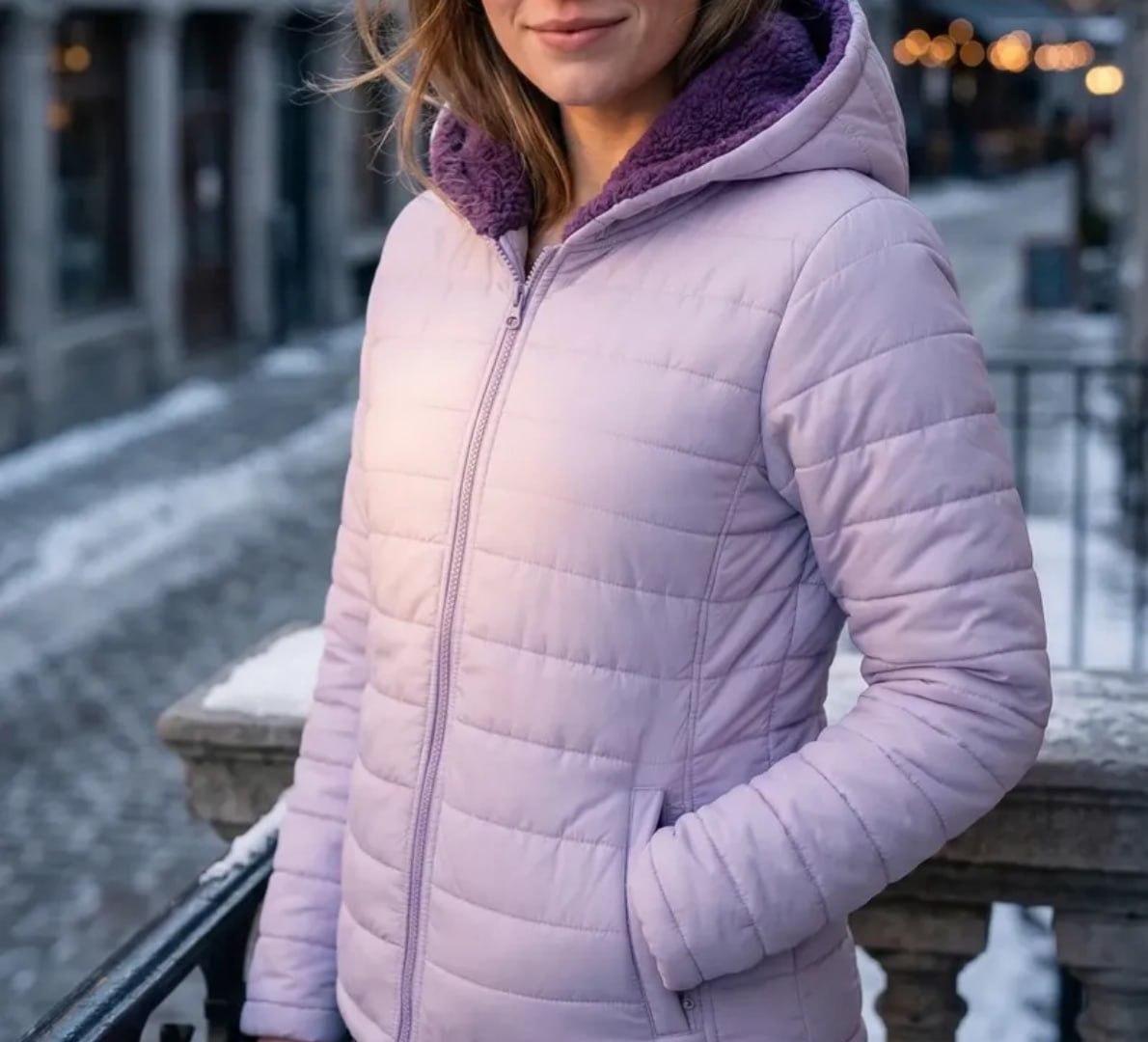 ❄️ Jaqueta Puffer Feminina C/ Capuz