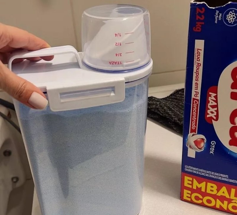 ✅ Pote Hermético Com Copo Medidor 2.5L