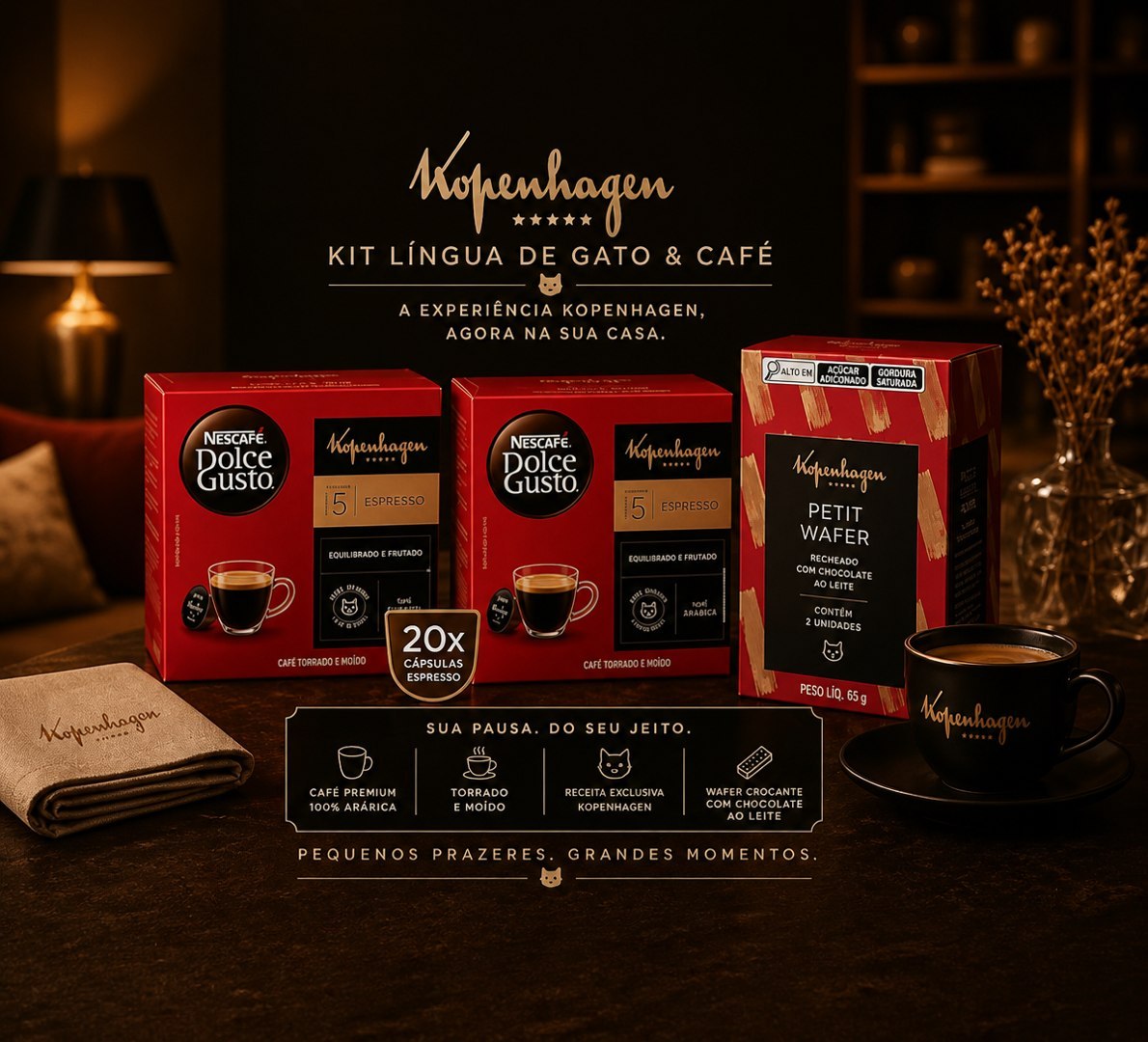 🍫 Kit Dolce Gusto e Kopenhagen