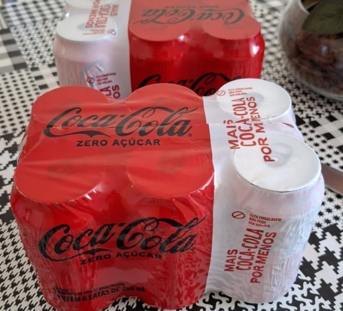 🥤 Pack de Coca-Cola Sem Açúcar 350mL - 6 Unidades