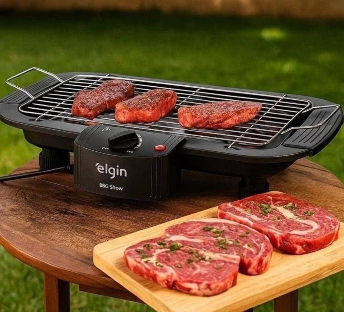 🥩 Churrasqueira Elétrica De Mesa Bbq Show Elgin 110V