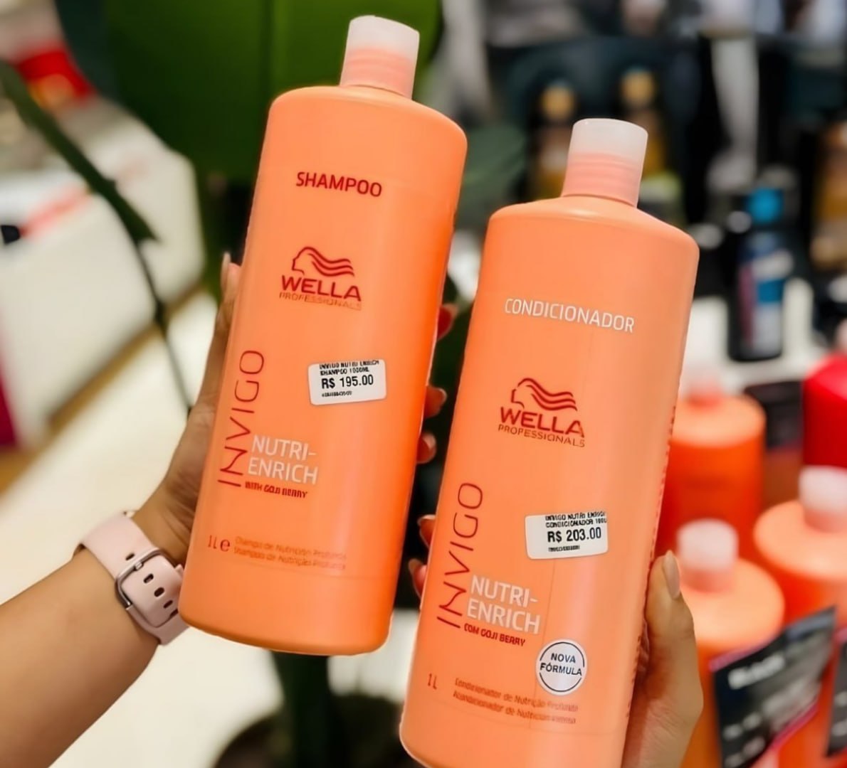 🫧 Kit Wella Invigo Nutri Enrich Shampoo e Condicionador 2 L