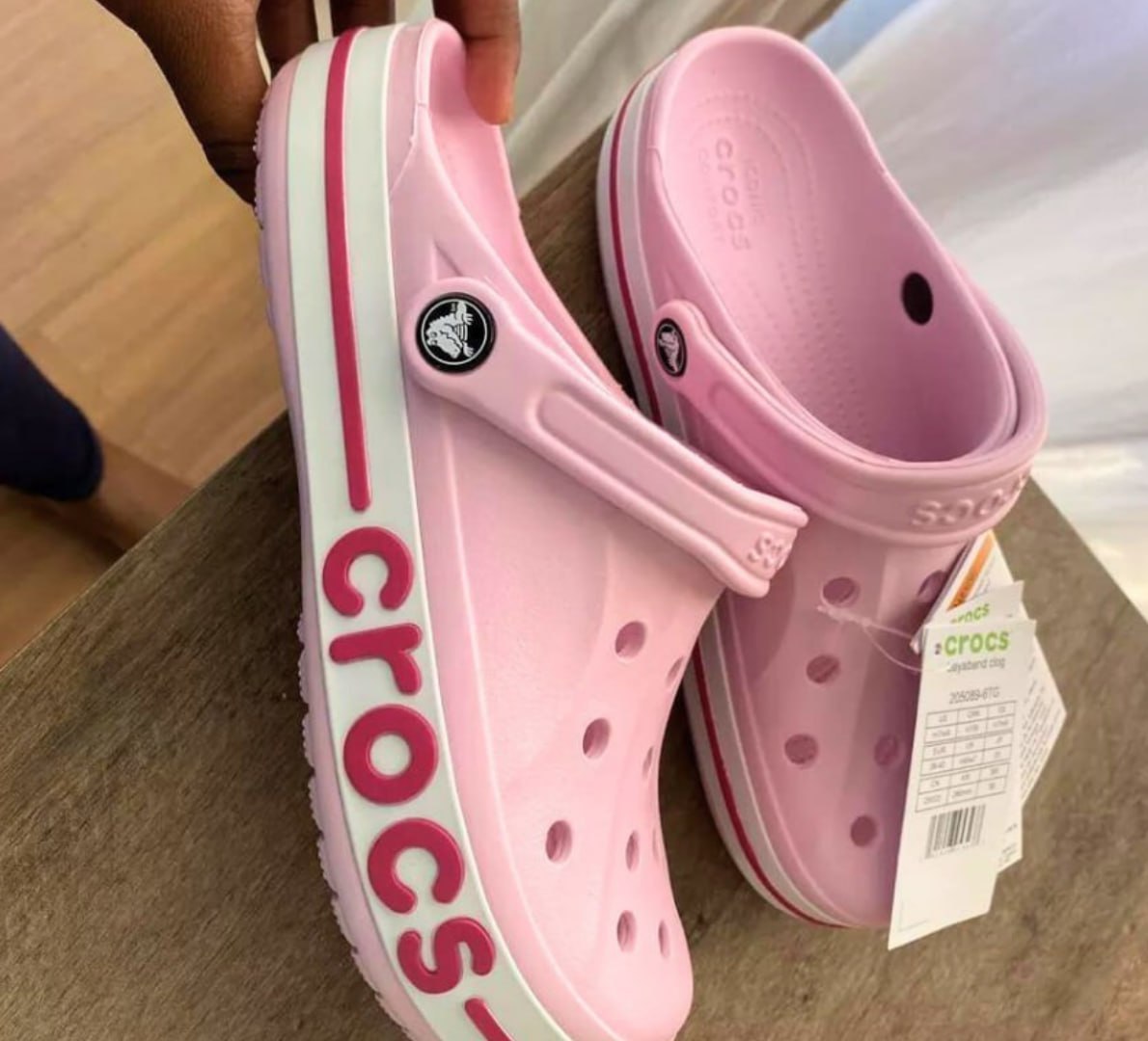 🩴 Sandália Crocs Bayaband Clog Ballerina Pink/candy