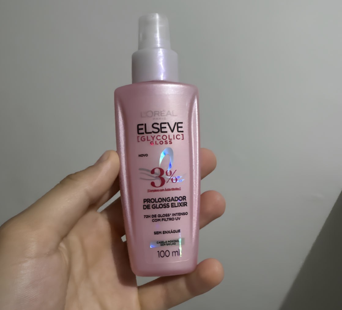 🧴 L'Oréal Paris Elseve Glycolic Gloss, Sérum Finalizador Antiporosidade 100ml