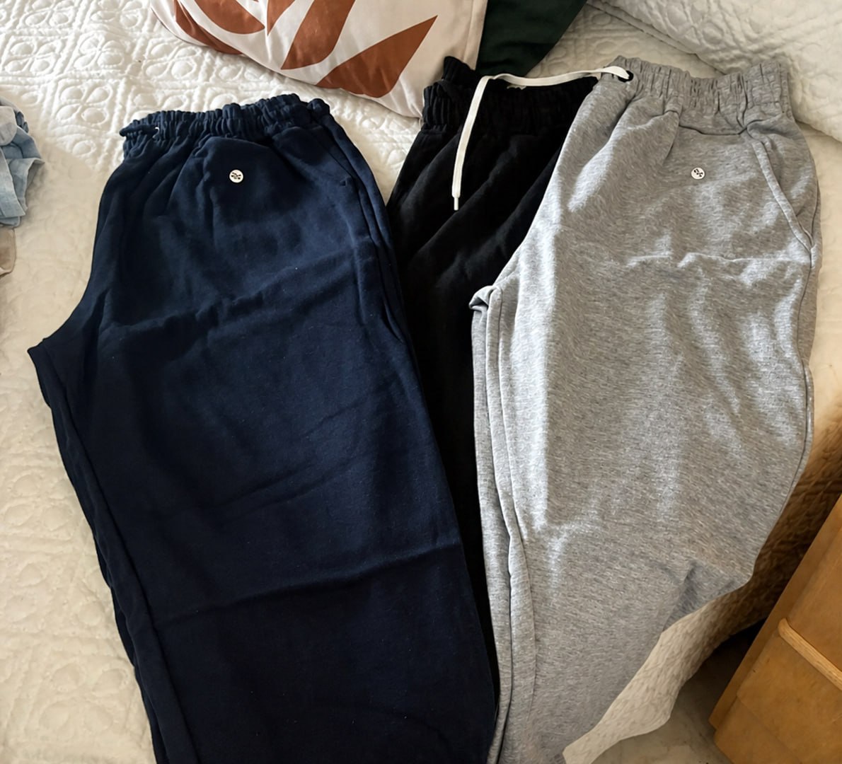 👖 Kit 3 Calça Tactel Jogger Elastano Affluere