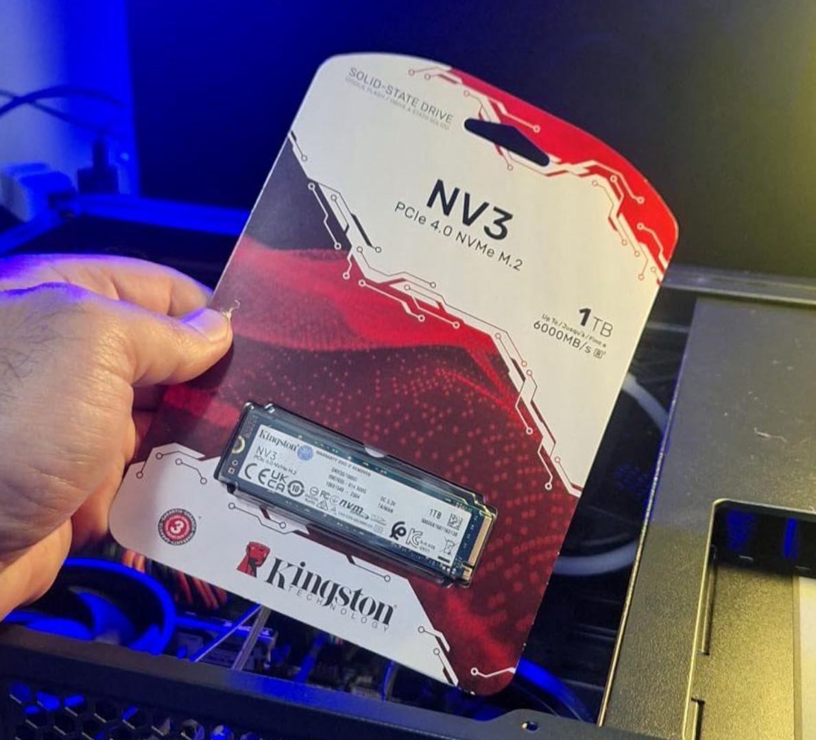 ✅ SSD Kingston NV3 1TB M.2 2280 PCIe 4.0 NVMe 6000 MB/s