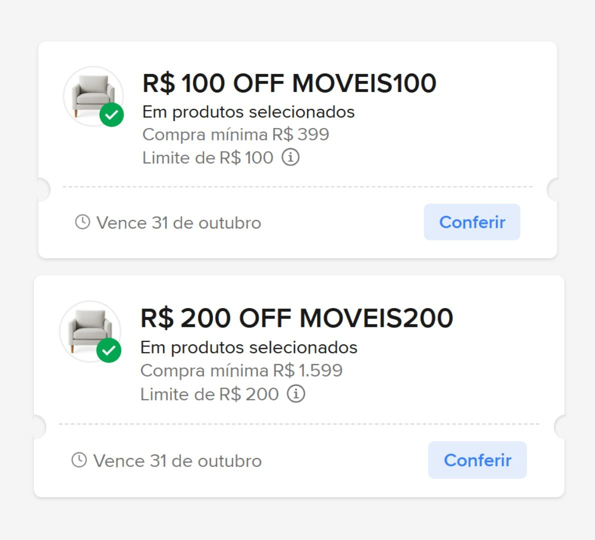 🚨 CUPONS PRA MÓVEIS NO ML 🚨