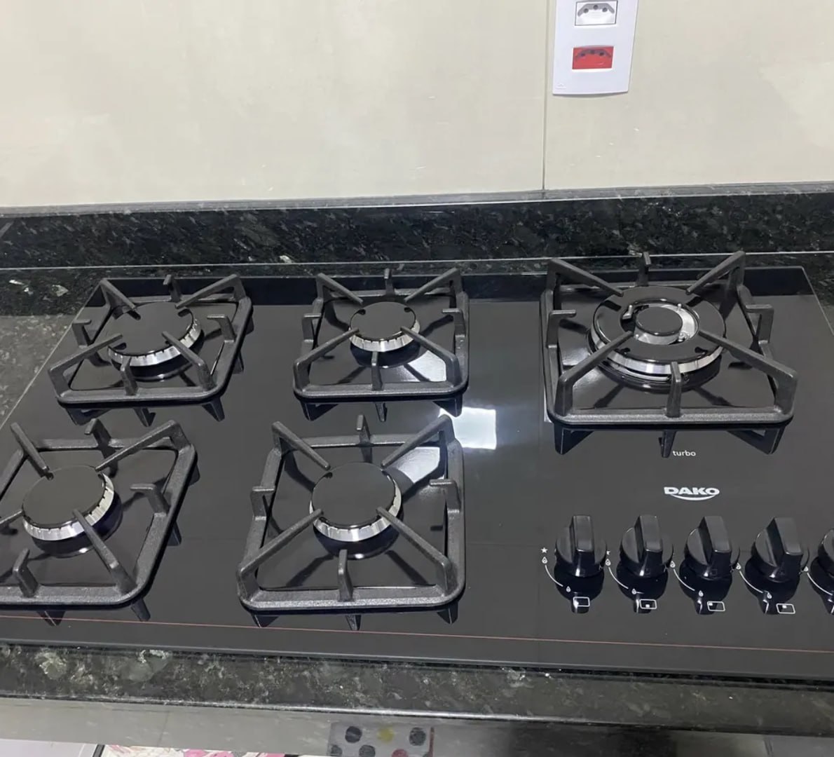 ✅ Cooktop 5 Bocas Dako Diplomata Bivolt