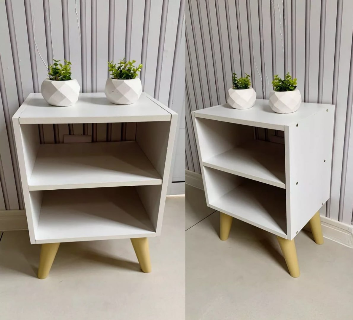✅ Mesa de Cabeceira Retrô
