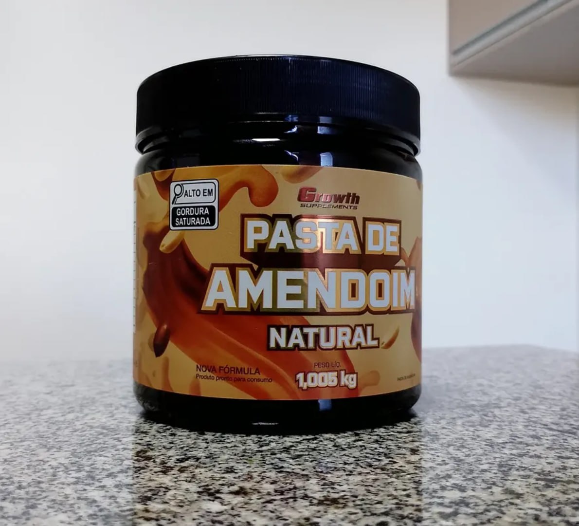🥜 Pasta De Amendoim Integral Torrado 1kg Growth Supplements