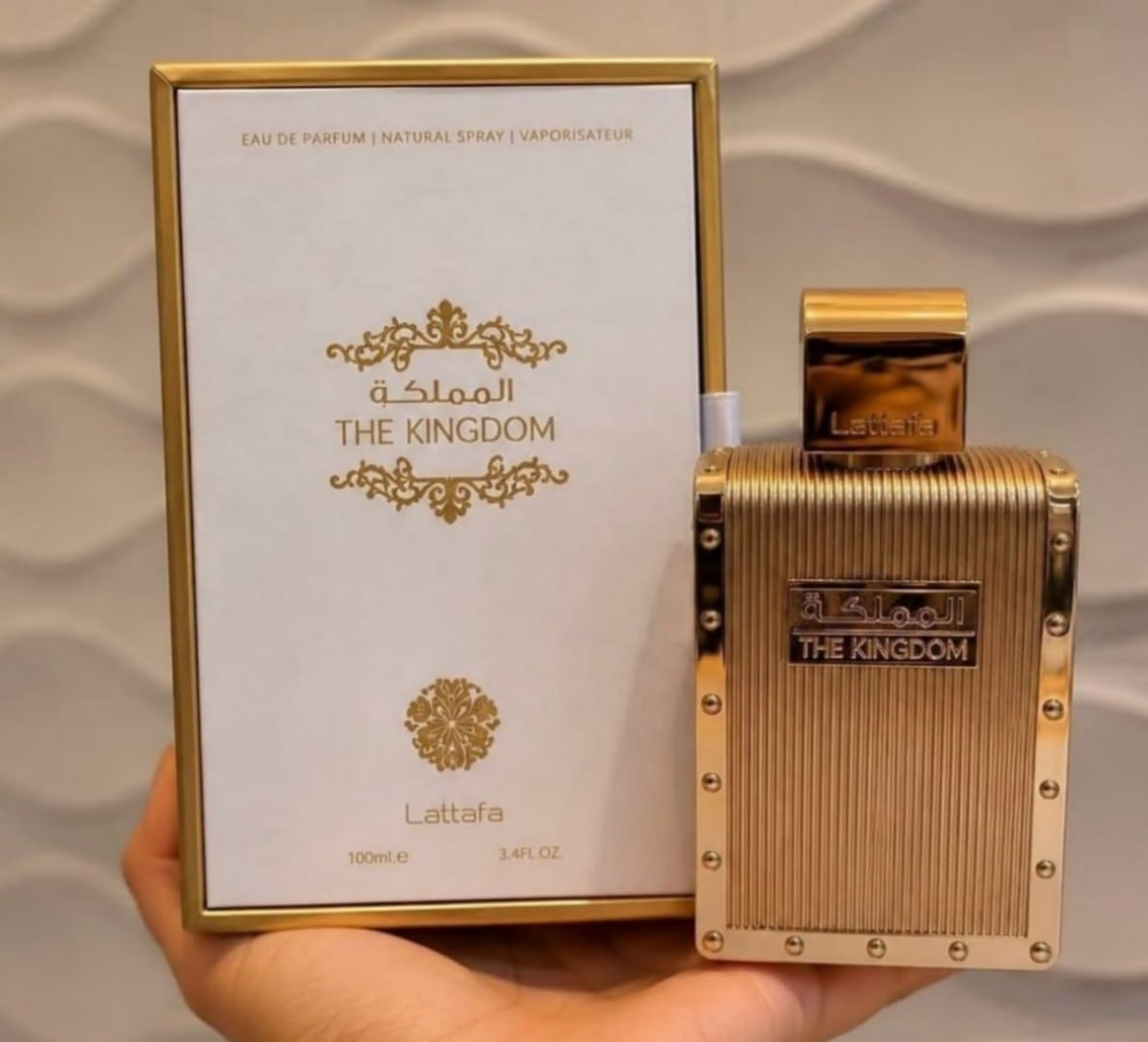👑 Perfume Árabe The Kingdom EDP Lattafa 100ml