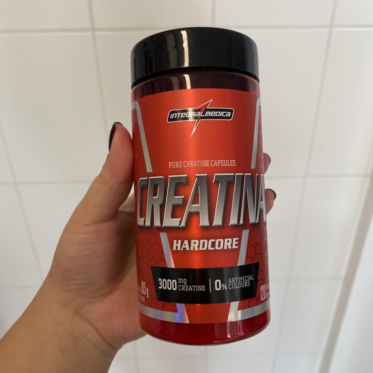 💊 Creatina Hardcore 120 Cápsulas Integralmedica