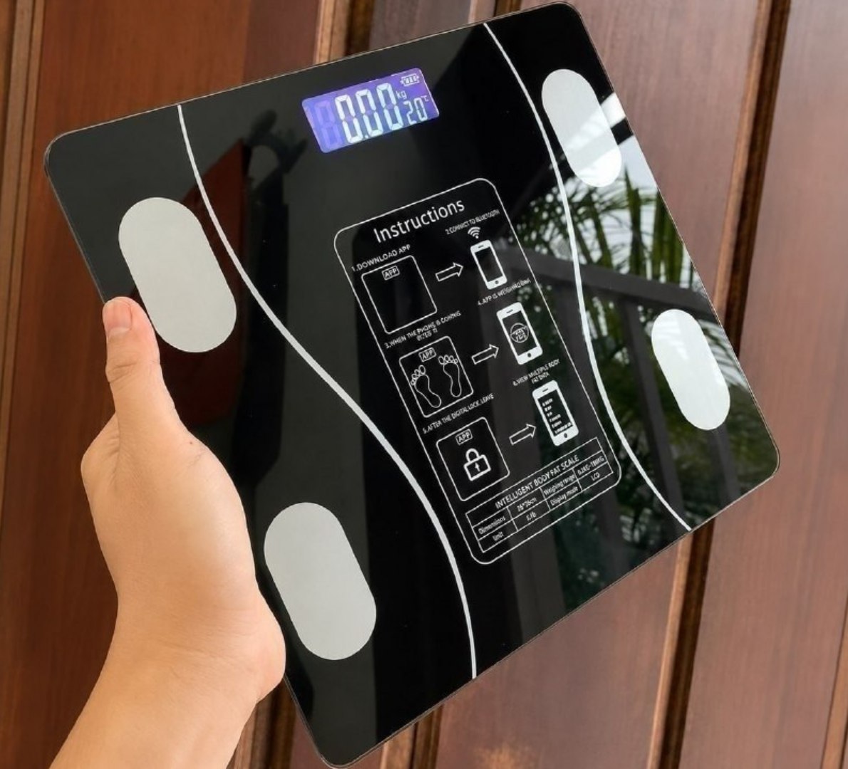 ⚖️ Balança Epsilon Inteligente Bluetooth até 180kg