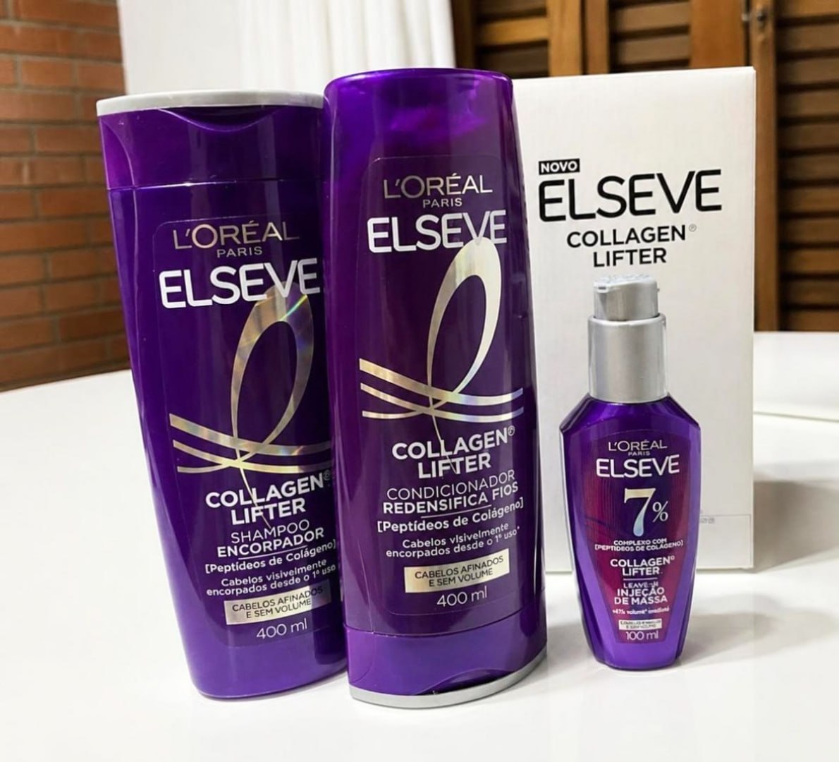 🫧 Shampoo Condicionador Sérum Elseve L'Oréal Colágeno