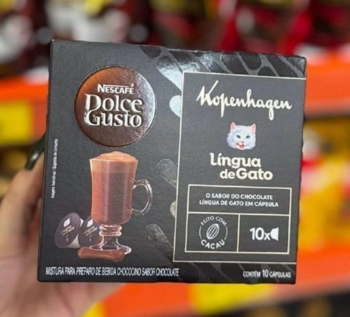 🍫 Achocolatado em Cápsula Nescafé Dolce Gusto 10 cápsulas