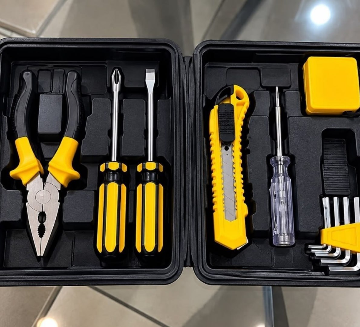 🔧 Kit Jogo De Ferramentas Aço Carbono Titanium 11 Peças