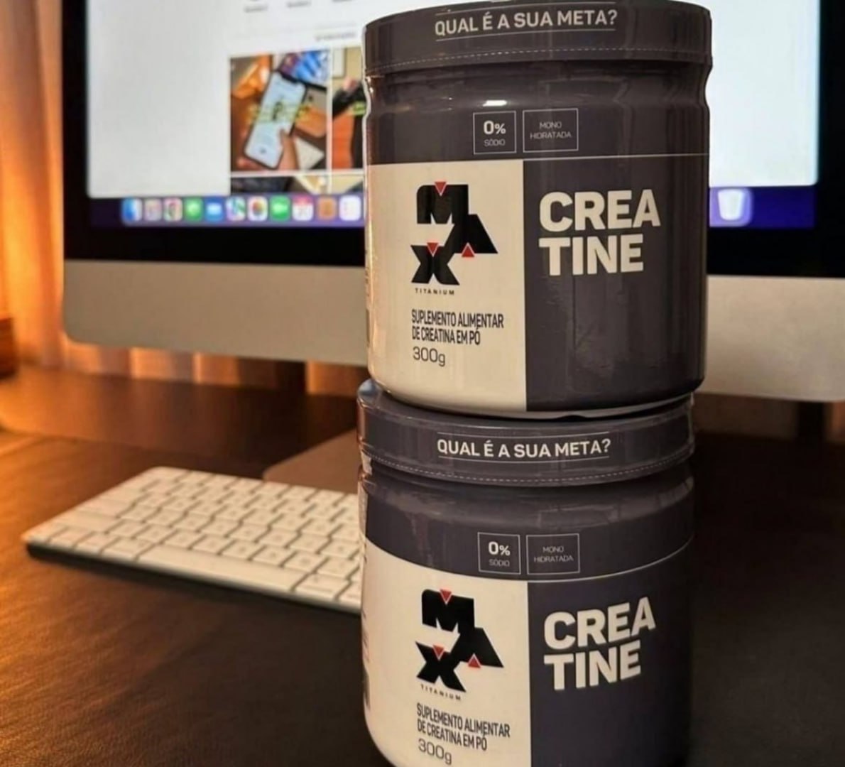 💪 Kit 2x Creatina 300g Max Titanium