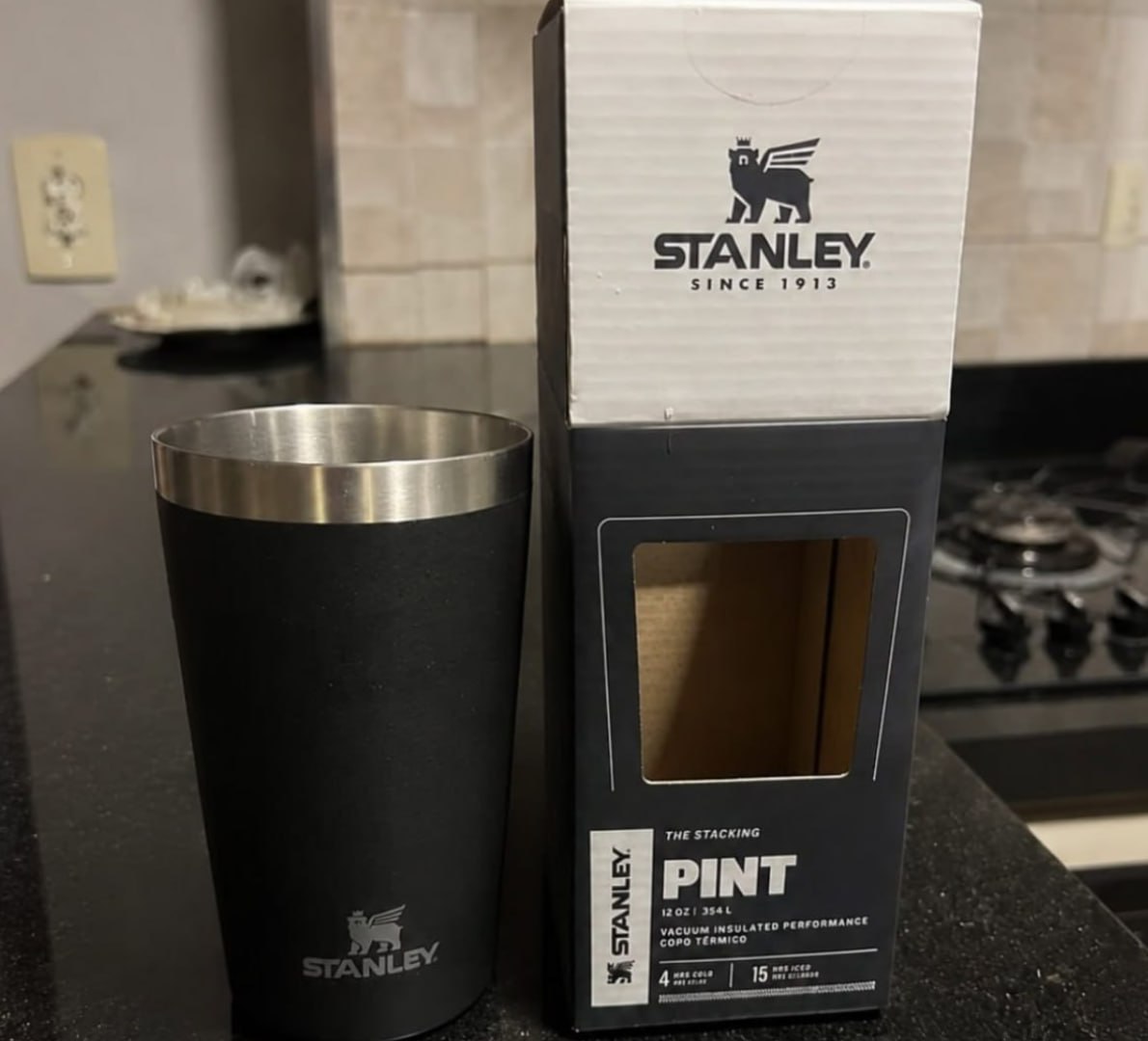 🧊 Copo Térmico Stanley Adventure Black 354mL