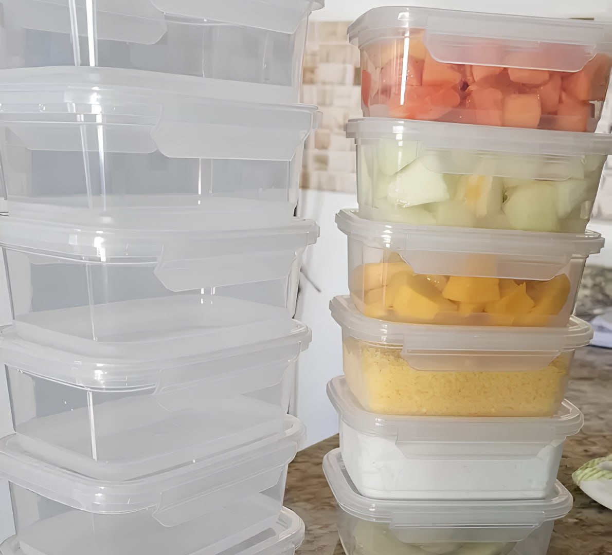 🍲 Kit 12 Potes Marmita 750 Ml Reutilizável