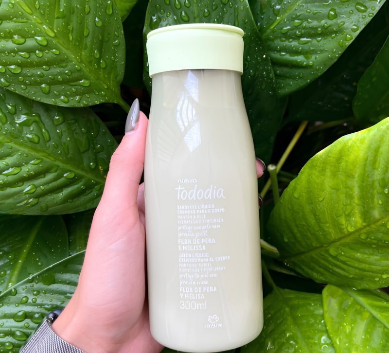 🫧 Sabonete Líquido Cremoso para o Corpo Tododia Flor de Pera e Melissa 300ml