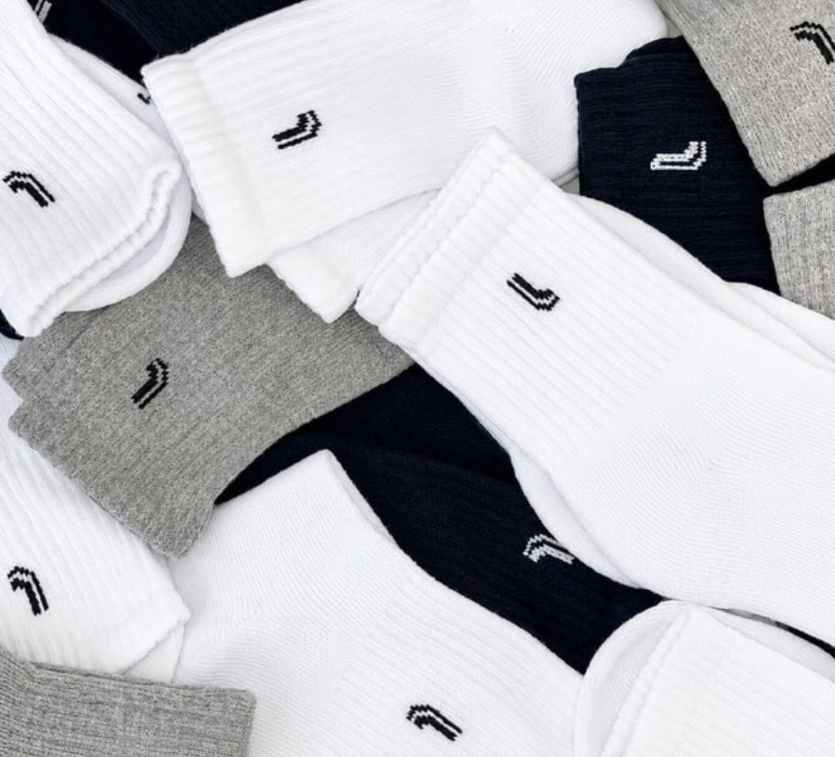 🧦 Kit 10 Pares Meias Lupo Cano Médio Algodão