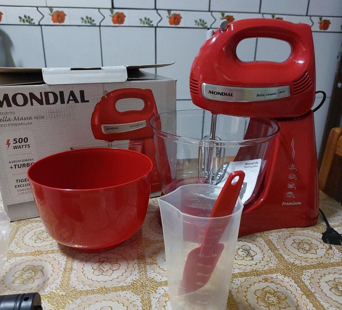 ✅ Batedeira Mondial Bella Massa 500W 220V