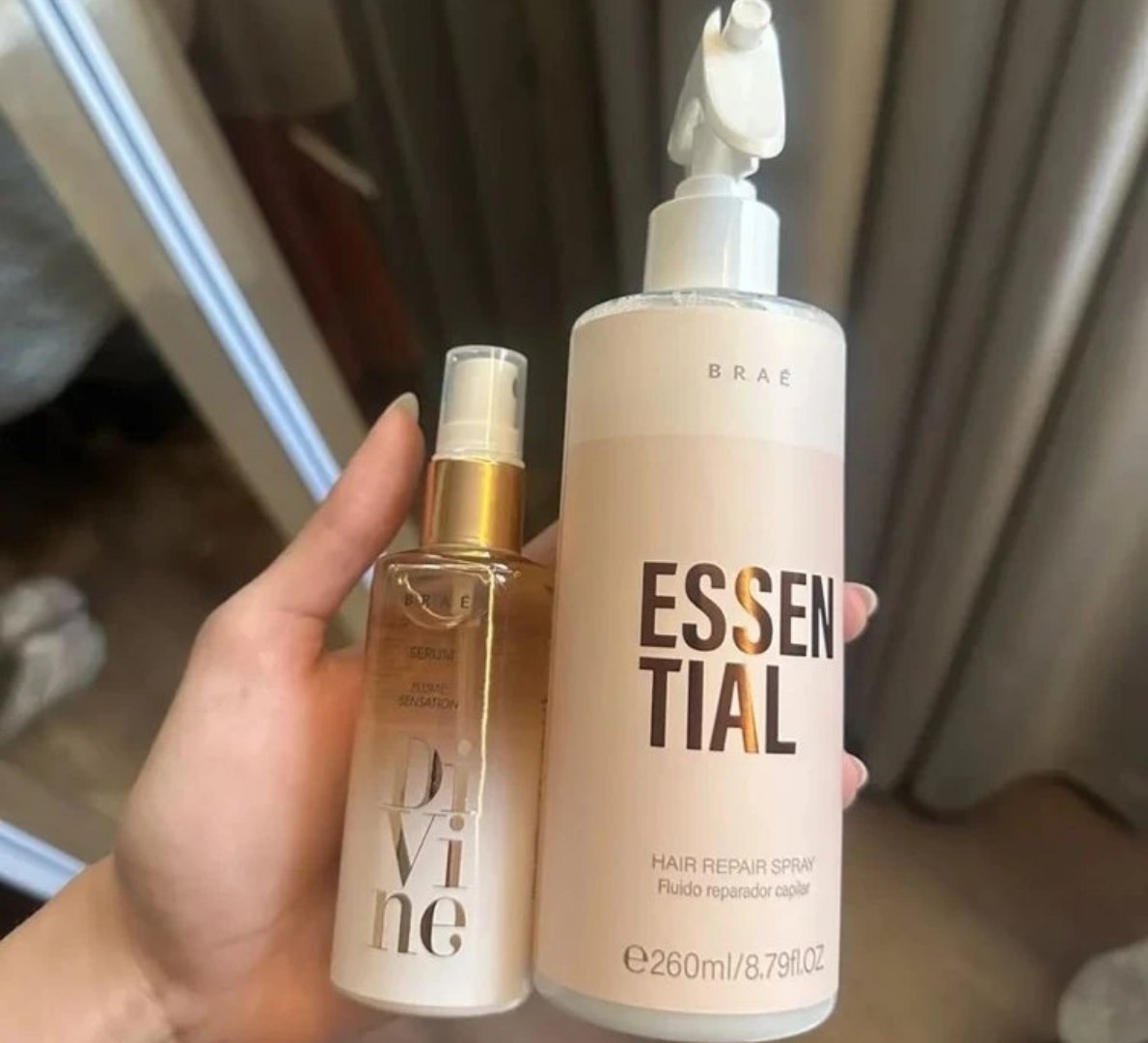✅ Kit Braé Essential Fluido 260ml + Óleo Revival 60ml